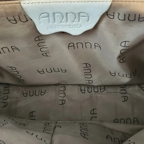 Anna By Anuschka Hand Painted Floral Shoulder Crossbody Leather Bag - Picture 14 of 16